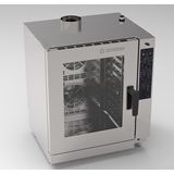 EOB10M Ηλεκτρικός φούρνος combi (ατμός με ψεκασμό) 10 x GN 1/1 ή 10 x (600x400mm) με μηχανικό πάνελ Tecnoinox