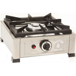 Επιτραπέζιες εστίες (1) αερίου 12kW 40x40x20cm ΦΑΕ.001