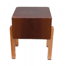 Κούτσουρο κοπής κρέατος 60x60x40cm μασίφ αφρικάνικο τετραγωνισμένο