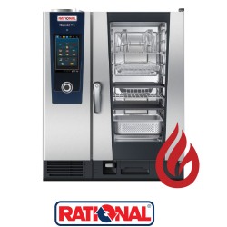 iCombi Pro 10-1/1 φούρνος combi με οθόνη αφής (ατμός με boiler) γκαζιού 10x GN 1/1 Rational