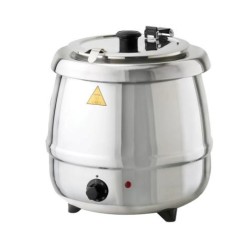 SK10LS Ηλεκτρική σουπιέρα 10 λίτρων, INOX, 400W, φ34xΥ36cm