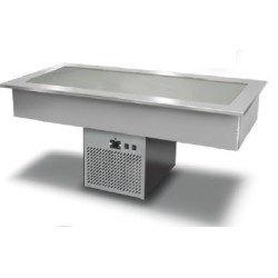 BC-CP 120 ψυχόμενη επιφάνεια εντοιχιζόμενη drop in 3 GN 1/1