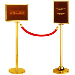 Διαχωριστικά κολωνάκια - Πίνακες ανακοινώσεων