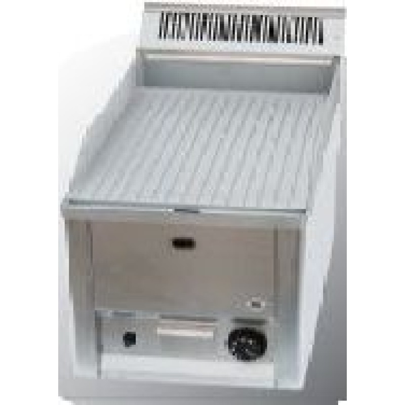 Πλατώ FTR-30GL 33x60x29cm 4kW Αερίου Μονό Ραβδωτό 32x48cm OLYMPIA