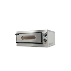 Φούρνος πίτσας SMALL/C με τζάμι στην πόρτα διαμέτρου 33Ø (χωρητικότητα 1 πίτσα Ø33)OLYMPIA ΙΤΑΛΙΑΣ