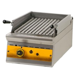 Σχαριέρα GR4S9 Σειρά 90 40x90x38cm 10kW Αερίου με Πέτρα Λάβας 1 Ζώνης Επιτραπέζια SERGAS