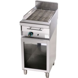 Σχαριέρα WG1-B Σειρά 65 47x65x94cm 9kW Αερίου Νερού 1 Ζώνης με Λιποσυλλέκτη σε Ανοιχτό Ντουλάπι SERGAS