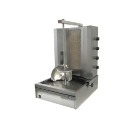 Γύρος αερίου για 40Kg με 4 οριζόντιους καυστήρες μοτέρ κάτω 904B VIMITEX