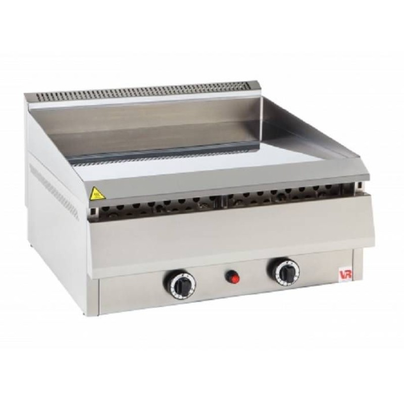 Πλατό αερίου επιτραπέζιο σκληρού χρωμίου ATHOS 2S