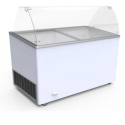 VENUS 46 VETRINE CURVED Βιτρίνα χύμα παγωτού 454 lit Crystal