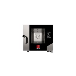MKF 511 G BM Φούρνος γκαζιού combi με ηλεκτρονικό πάνελ 7'' Black Mask (ατμός με ψεκασμό) 5 x GN 1/1 Tecnoeka