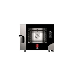 MKF 464 BM Φούρνος combi με ηλεκτρονικό πάνελ 7'' Black Mask (ατμός με ψεκασμό) ηλεκτρικός 4 λεκανάκια 600x400 mm Tecnoeka
