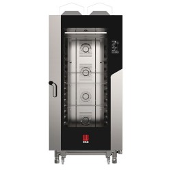 MKF 1664 G BM Φούρνος γκαζιού combi με ηλεκτρονικό πάνελ 7'' Black Mask (ατμός με ψεκασμό) 16 λεκανάκια 600x400 mm Tecnoeka