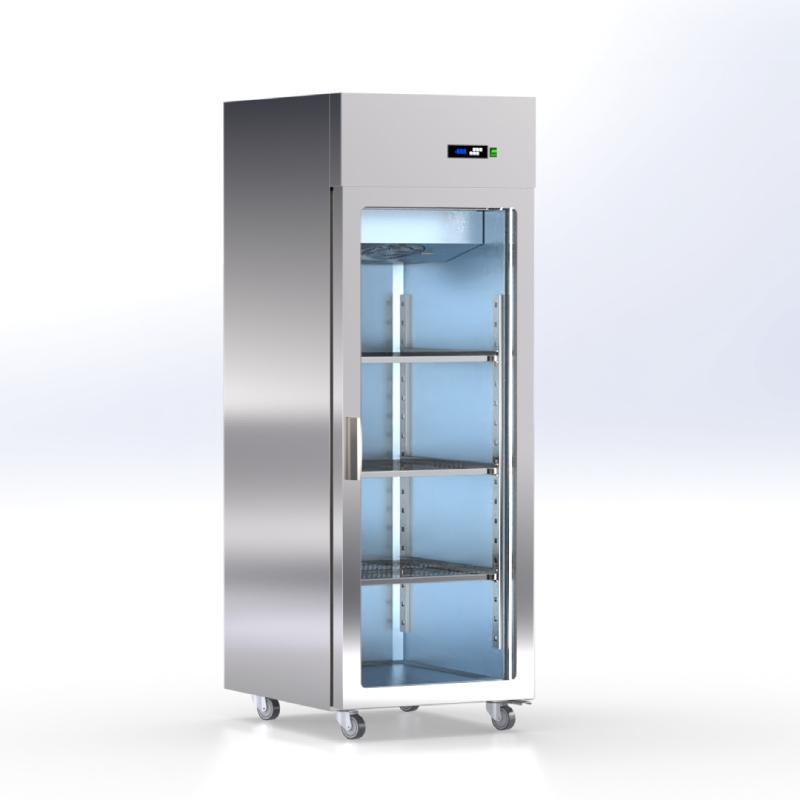 Θάλαμος Κατάψυξης AB-05G-GR Slimline 58.5x83.5x209cm Inox 18τμχ G/N 1/1 400lt 772W με Τζάμι ARTSTEEL