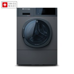 Πλυντήριο Ρούχων topLine prime+ Ημι-επαγγελματικό Ηλεκτρικό Υψηλόστροφο 8kg 4.4kW 400V2N με Έγχρωμη Οθόνη 4,3", Αντλία Αποστράγγισης και Χρώμα Carbon SCHULTHESS