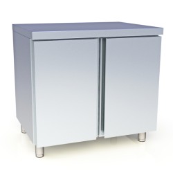 Ερμάριο AR-097-2 Neutral 94x70x87cm Inox με 2 Πόρτες Ψυγείου ARTSTEEL