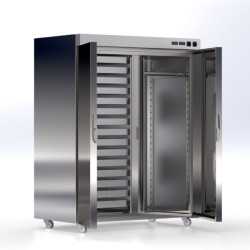 Ξηραντήριο Τροφίμων AS-148-2 157x98x195cm 3800W +10/+80C 72τμχ 40x60 για Αλλαντικά, Ζυμαρικά & Φρούτα ARTSTEEL