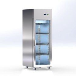 Θάλαμος Συντήρησης AV-07G-GR Gastroline 72x88.5x209cm Inox 18τμχ G/N 2/1 700lt 722W με Τζάμι ARTSTEEL