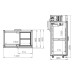Θάλαμος Κατάψυξης AB-148-GR Gastroline 144x88.5x209cm Inox 36τμχ G/N 2/1 1400lt 1100W ARTSTEEL