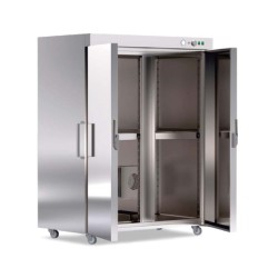 Θερμοθάλαμος AW-148-G 157x90x190cm Inox για GN2/1 με 2 Πόρτες και Έλεγχο Υγρασίας ARTSTEEL