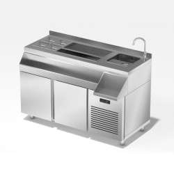 Ψυχόμενο Posto Cafe-Bar AK-127-K 141x70x87cm 0-8C ARTSTEEL