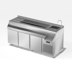 Ψυχόμενο Posto Cafe-Bar AK-167-K 188x70x87cm 0-8C ARTSTEEL