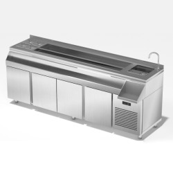Ψυχόμενο Posto Cafe-Bar AK-207-K 235x70x87cm 0-8C ARTSTEEL