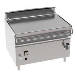 Ανατρεπόμενο Τηγάνι B12FXGN9 Tecno90 120x90x90cm 30kW Αερίου 120lt Χειροκίνητο σε Κλειστό Ντουλάπι TECNOINOX