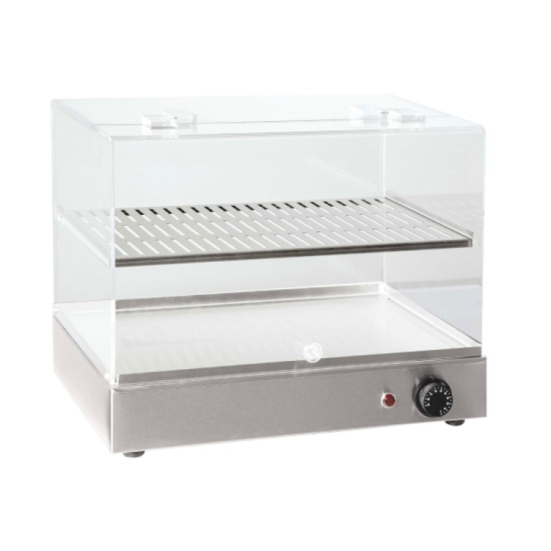 Θερμαινόμενη Βιτρίνα B-50R 50x36x40cm 0.8kW με Plexy Glass Επιτραπέζια NORTH Θερμαινόμενη Βιτρίνα B-50R 50x36x40cm 0.8kW με Plexy Glass Επιτραπέζια NORTH