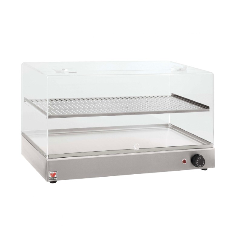 Θερμαινόμενη Βιτρίνα B-70R 70x36x40cm 1kW με Plexy Glass Επιτραπέζια NORTH Θερμαινόμενη Βιτρίνα B-70R 70x36x40cm 1kW με Plexy Glass Επιτραπέζια NORTH