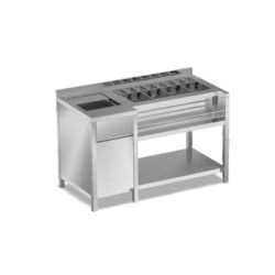 Ερμάριο Bar Station BS-167-B 160x70x87cm ARTSTEEL