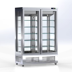 Βιτρίνα Κατάψυξης C9-09E-SR 140x75x210cm Inox 1300lt 800W ARTSTEEL