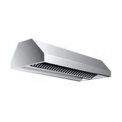 Καπέλο Εξαερισμού CA-157-C Central Extraction 150x210x55cm Inox Χοάνη Κέντρου ARTSTEEL