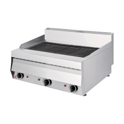 Σχαριέρα CHIOS-22 Ecoline Σειρά 700 65x70x30(46)cm 7.65kW Ηλεκτρική Νερού Επαφής 3 Ζωνών με 1 Σχάρα Χαμηλής Κατανάλωσης Επιτραπέζια NORTH