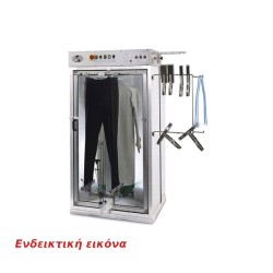 Καμπίνα Φινιρίσματος CM-500-F2 με Ηλεκτρονικό Έλεγχο, Υποδοχή για Παροχή Ατμού, 2 Κούκλες & Συσκευή για Παντελόνια & Πανωφόρια STIRMATIC