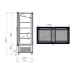 Βιτρίνα Κατάψυξης CB-147-2R 140x75x190cm Inox 1200lt 1500W ARTSTEEL