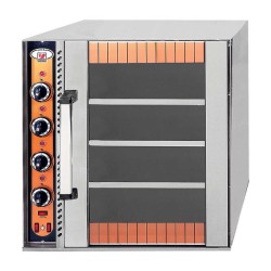 Φούρνος CRETE 75x77.5x78.5cm 8kW 230/400V AC Ηλεκτρικός Ταμπανωτός με 3 Ράφια NORTH