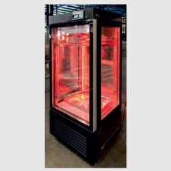 Ψυγείο Ωρίμανσης DA-09D-BL 90x85x165cm 500lt 1/2hp σε Μαύρο Χρώμα Βιτρίνα ARTSTEEL