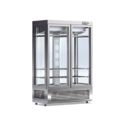 Βιτρίνα Συντήρησης Supermarket DA-14D-B4 160x80x240cm Μαύρο / Inox 1hp ARTSTEEL