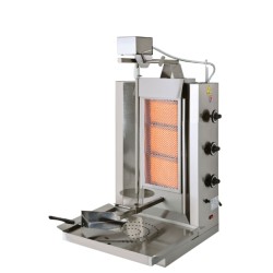 Μηχανή Γύρου DC-203 Mediumline 47x50x99cm 11.5kW Αερίου 650mm 35-45kg 3 Κεραμικοί Καυστήρες με 3 Διακόπτες NORTH