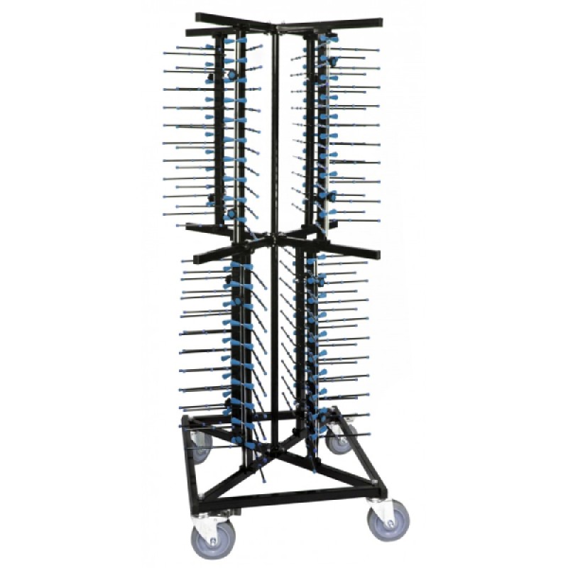 Τρόλεϊ DC80 57,5x57,5x179Υcm για Στοίβαξη Έτοιμων Πιάτων 80 Θέσεων RNT