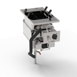 Βραστήρας Ζυμαρικών DCP35E0 Drop-in 35x60x32cm 4.8kW 400V 3N Ηλεκτρικός 23lt GN2/3 TECNOINOX