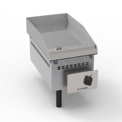 Πλατό DFTC35E0 Drop-in 35x60x26,6cm 3,9kW 400V 3N Ηλεκτρικό 1 Ζώνης Λείο Χρωμίου TECNOINOX