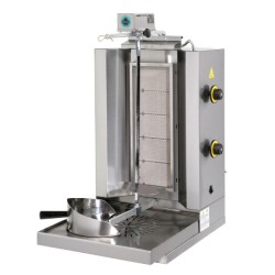 Μηχανή Γύρου DG5 47x60x89cm 9kW Αερίου 595mm 50kg 5 Καυστήρες με 2 Διακόπτες SERGAS