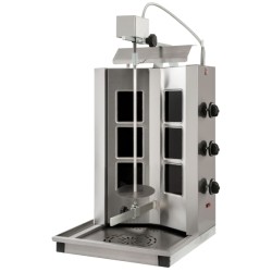 Μηχανή Γύρου DKE-6 Mediumline 48x50x87cm 4.2kW Ηλεκτρική 600mm 35-45kg 3 Ζωνών με Κεραμικές Αντιστάσεις NORTH
