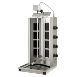 Μηχανή Γύρου DKE-8 Largeline 48x50x106cm 5.6kW Ηλεκτρική 780mm 75-85kg 4 Ζωνών με Κεραμικές Αντιστάσεις NORTH