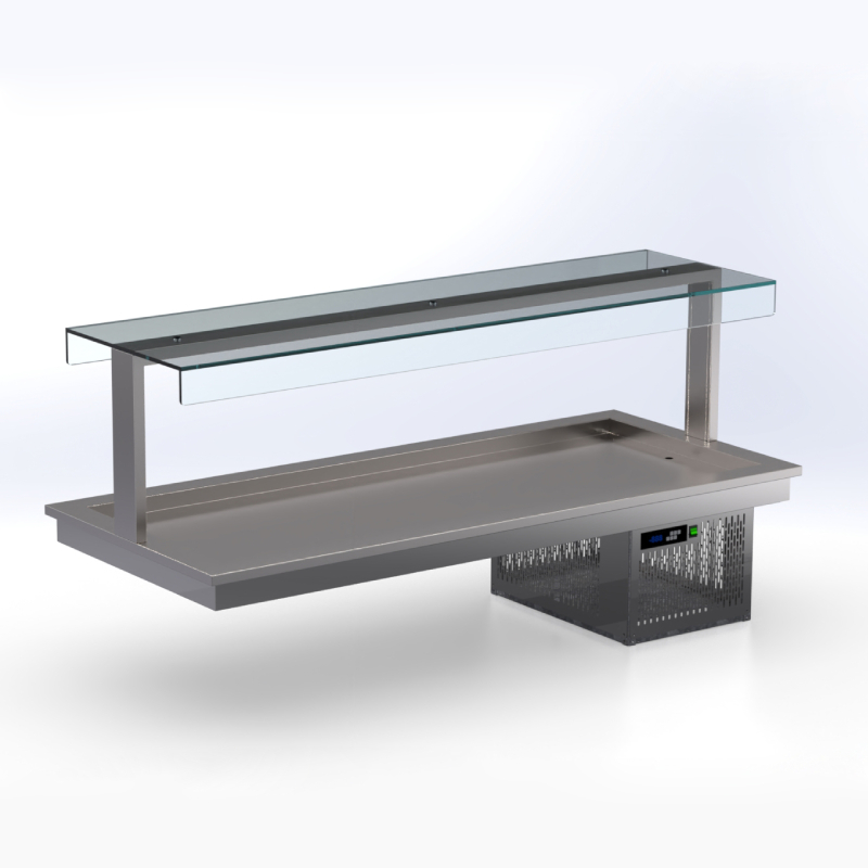 Ψυχόμενος Μπουφές Drop In DR-137-VS 145x76x88cm Inox 450W 4 GN 1/1 Πλάκα με Στατική Ψύξη ARTSTEEL Ψυχόμενος Μπουφές Drop In DR-137-VS 145x76x88cm Inox 450W 4 GN 1/1 Πλάκα με Στατική Ψύξη ARTSTEEL