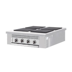 Εστία E-4 79x86x29cm 12kW 400V3N Ηλεκτρική Τετράγωνη με 4 Εστίες 30x30cm Επιτραπέζια NORTH