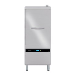 Πλυντήριο Σκευών EL981E Elitech 77.5x81x193cm 7,4kW 400V3N για Καλάθι 600x670mm με Ηλεκτρονικό Έλεγχο, Οθόνη Αφής & Break Tank KRUPPS