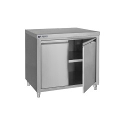 Ερμάριο EO-100 100x70x85cm 460lt Inox με 2 Πόρτες Ανοιγόμενες & 1 Ράφι BAMBAS